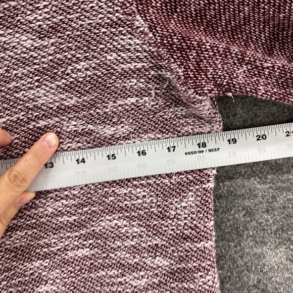 Unbranded Sweater Pullover Women M Medium Purple Knit Cowl Neck Cotton Casual - Picture 6 of 8